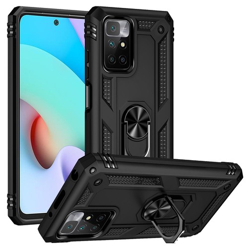 Für Xiaomi Redmi 10 2022 Schutzhülle Schmal Ring Armor Stoßfest Ständer Robust - Zdjęcie 13 z 17