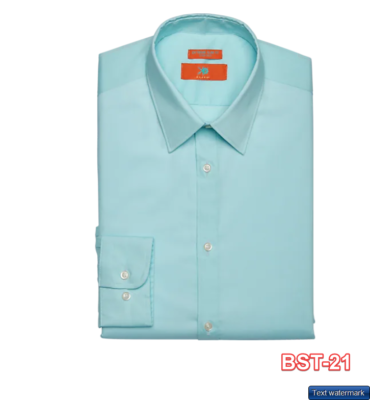 Egara Extreme Slim Fit Dress Shirt, Turquoise 18 32/33