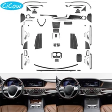 86Pcs Real Carbon Fiber Interior Full Kit Cover Trim For Benz S-Class W222 13-20