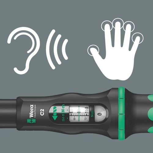 Wera 075621 Click-Torque C 2 1/2" Drive Reversible Torque Wrench 20 - 100Nm - Picture 3 of 5