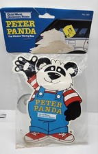 Vintage 1990 New Old Stock Peter Panda Window Waiving Bear Still Sealed Rare