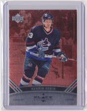 2006-07 UD BLACK DIAMOND RUBY BASE PARALLEL 96/100 HENRIK SEDIN #81 CANUCKS