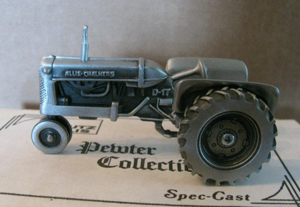 Allis Chalmers D17 Pewter Tractor Spec Cast 1/43 Toy DAC3 LTD ED 1/7500 Deutz ac - Image 2 of 4