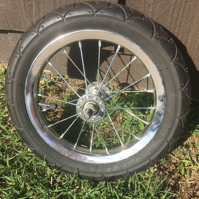 Baby Trend Expedition Stroller Front Wheel Tire Replacement Part 12.5