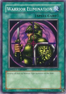 Warrior Elimination - GLD2-EN035 - Common - Limited Edition x3 - Lightly Played