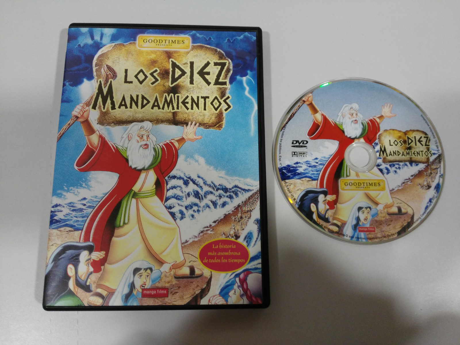 Los Diez Mandamientos Dvd Animación Manga Films Castellano - AM