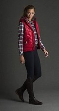 Ladies Riding Quilted Gilet Fleece Hooded Vest Womens Faux Fur Padded Jacket
