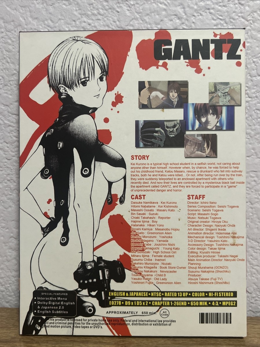 GANTZ　DVD Gantz (DVD, 3 Discs) | eBay
