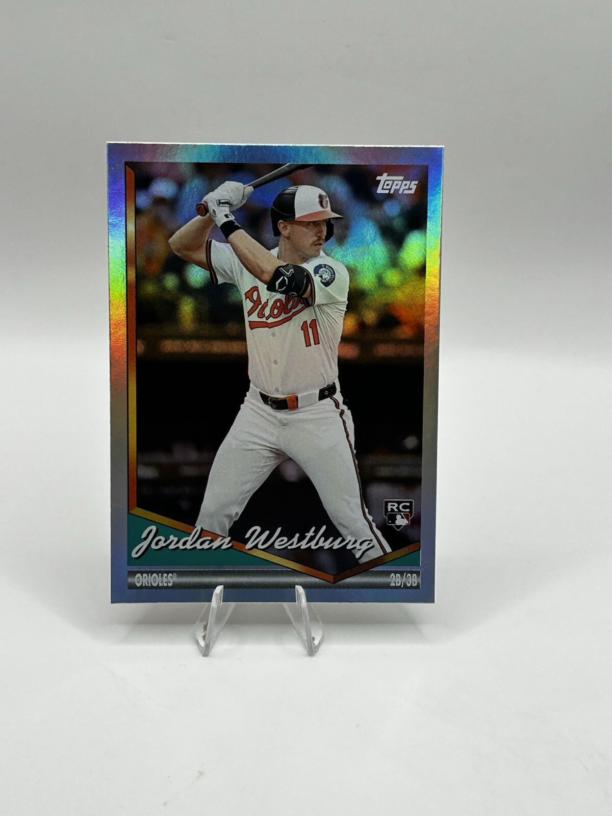 Jordan Westburg RC 2024 Topps Archives #235 Rainbow Foil /199 Orioles