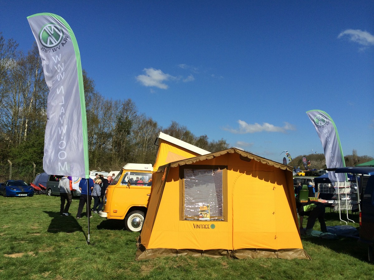 Campervan Vintage Yellow Driveaway Awning C9462 | eBay