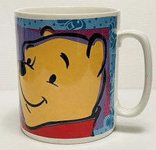 Winnie The Pooh Friends Disney Store Vintage 1997 Extra Large Coffee Tea Mug.