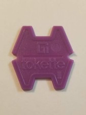 100 Purple Type 3 Gi Tokette Laundry Tokens! Free  Same-Day Shipping!