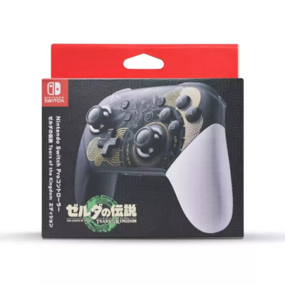 Nintend Switch Pro Controller The Legend of Zelda Tears of the Kingdom Black