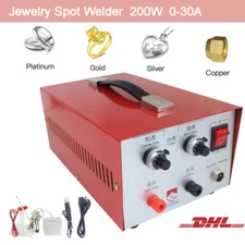 200W Jewelry Sparkle Spot Welder Welding Machine for Gold Silver Platinum 0-30A