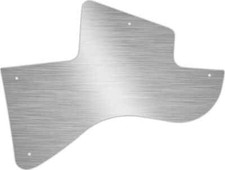 WD Custom Pickguard For Gibson Les Paul Special 13 Simulated Brushed Silver/...