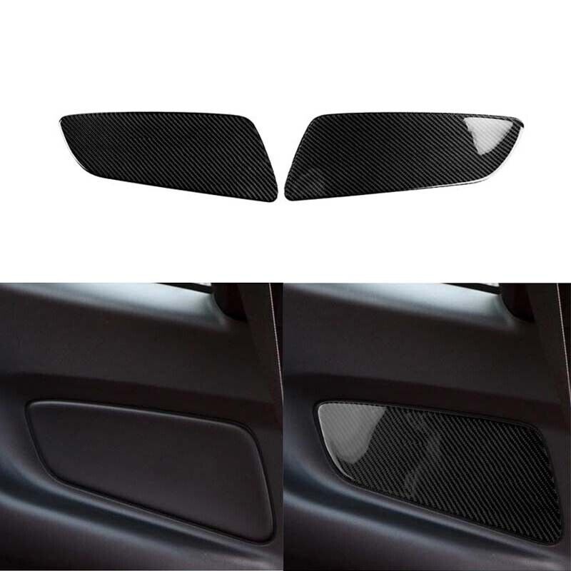 Fit For Ford Mustang 20152018 Carbon Fiber Interior Rear Door Panel