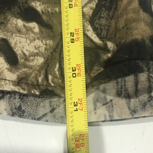 Game Winner Sports Wear Mens XL Button Front Long Sleeve Mossy Oak Camo Shirt - Picture 13 of 14