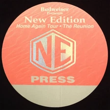 New Edition Home Again Tour by Budweiser Press Pass Rare Bell Biv DeVoe Hip Hop