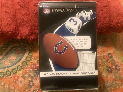JUEGO DE DADOS DE VIAJE INDIANAPOLIS COLTS SHAKE 'N SCORE, ¡¡¡¡COMPLETO/ENVÍO GRATUITO!!!!! - Imagen 2 de 6