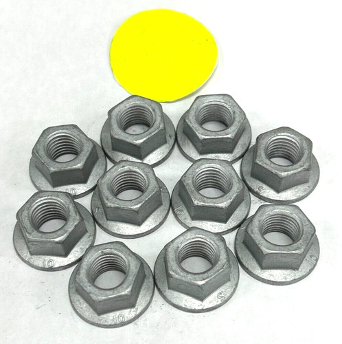 NAVISTAR 3535554C1 CLASS 10 HEX FLANGE LOCK NUT M16 - 2.0 X 15MM LOT OF 10
