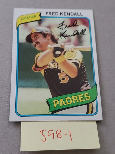 1980 TOPPS BASEBALL TRADING CARDS 541-726 YOU PICK FREE SHIPPING 50% 2 OR MORE - 第 84/229 張圖片