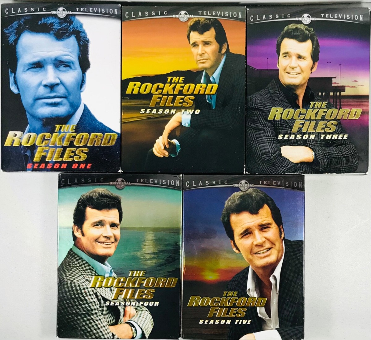 The Rockford Files SEASON 1-5 Complete DVD Box Sets Starring James  