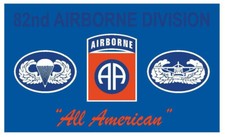 United States Army 82nd Airborne Military Flag Sticker Decal F590