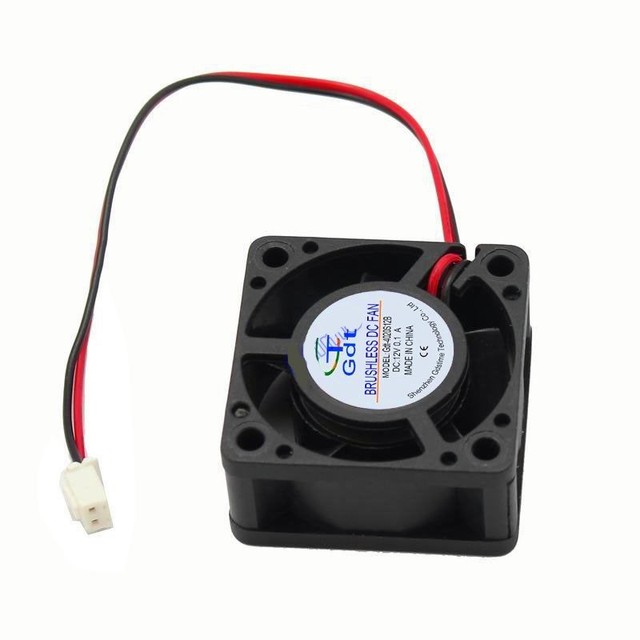 1xpcs Brushless DC Cooling Fan 4020s (40x40x20mm) 12V 2 Wires eBay