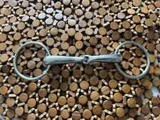 Loose Ring Snaffle Bit Stainless Steel English Single Joint 5  