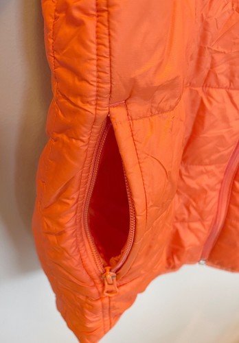 Gap Kids XL sz 12 Orange PUFFER JACKET coat unisex boy girl winter lightweight - Picture 3 of 7
