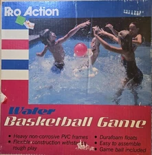 VINTAGE Pro Action Water Basketball Game Pool Toy NOS SEALED Unopened 