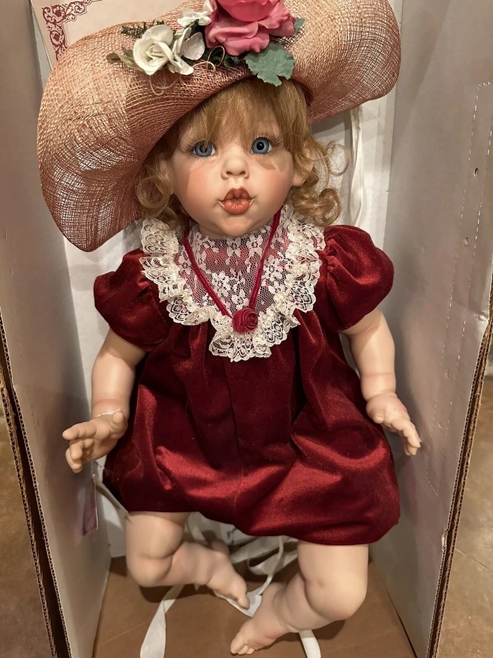 НОВЫЕ KISSES 24 дюйма винил FAYZAH SPANOS ДРАГОЦЕННАЯ РЕЛИКВИЯ КУКЛА 1994 ПОБЕДИТЕЛЬ DOTY - Изображение 4 из 4