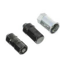 X AUTOHAUX Juego De 20 Tuercas Antirrobo Para Ruedas M12x1.25 Con Llave - Multicolor, Acero Inoxidable