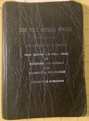 #ad 1956 Copy Of New York Central System Railway Manual INV AA19C $11.58