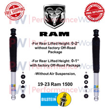 Bilstein B8 5100 Shocks Pair For 19-23 Ram 1500 4wd Rwd W 0-2 0-1 Rear Lift