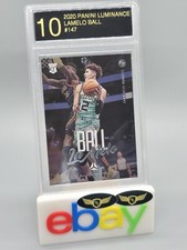2020 Panini Luminance Charlotte Hornets LAMELO BALL #147 rookie RC graded LRG 10