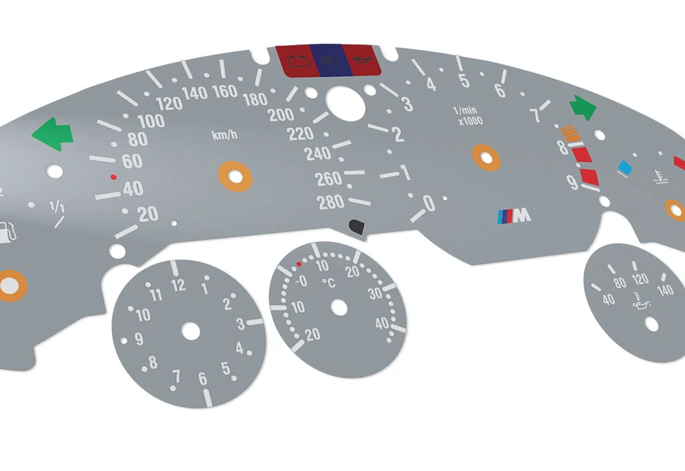 BMW Z3 M  - Speedometer dials MPH to KM/H Gauges - Image 3 of 4