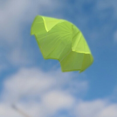Top Flight Parachute Rip Stop Nylon 15'' Black  TOP-PAR-15 Neon Yellow