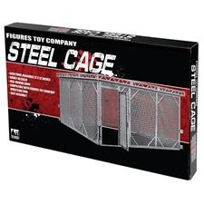 Steel Cage Playset for Figures Toy Company Wrestling Ring