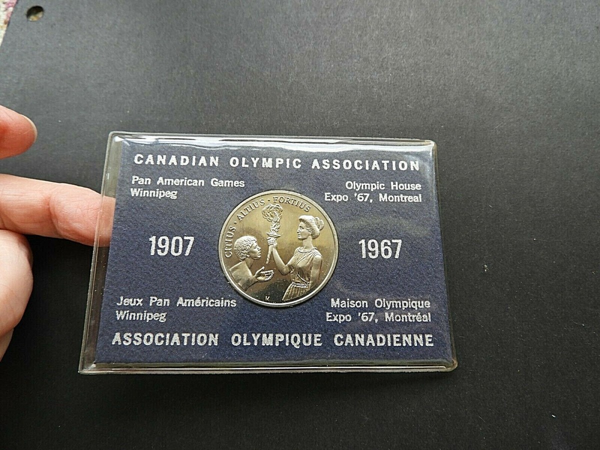 1907-1967 Canada Expo Centennial Token Sealed Canadian Olympic