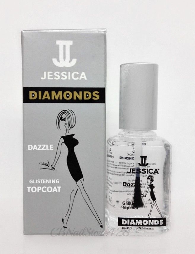Jessica Cosmetics Treatment- Diamond Dazzle Top - 0.5oz / 14.8ml