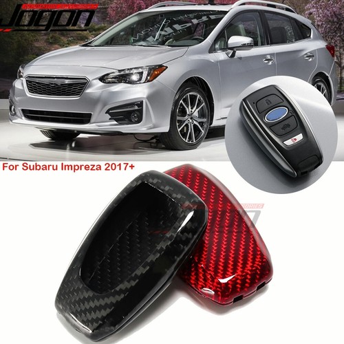 Real Carbon Remote Key Case Fob Covers For Subaru Impreza 2017 2018 2019 2020-23 - Bild 1 von 10