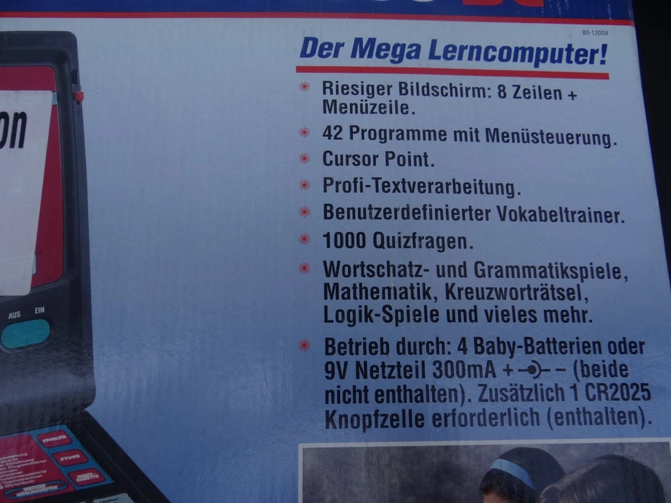Genius Leader 6000 L Lerncomputer Kinder Schule Computer 90er VTech wie NEU OVP - Bild 4 von 4