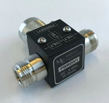 6 dB Power Divider, 2 Way, 50 Ohm, N(m) & N(f), DC-6 GHz, New, PWRDIV1