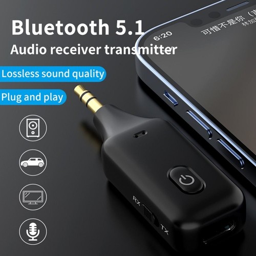 3,5 mm Aux Jack Adapter audio 3 w 1 Bluetooth 5.1 Bezprzewodowy odbiornik Nadajnik