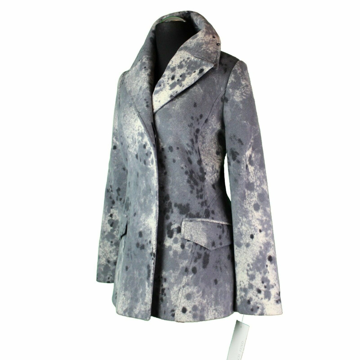 Erich Fend HADAL-1 Woll Mix Mantel Neu 38 jacke kurzmantel