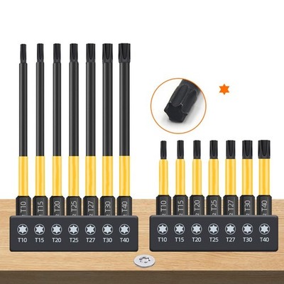 Hex Shank Screwdriver Bits 1/4 Inch Screwdriver Bits Alloy Steel Easy To Store