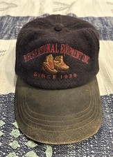 Vintage REI Hat Since 1938 REI Wool Cap w/ Buckle Suede Brim MADE IN USA