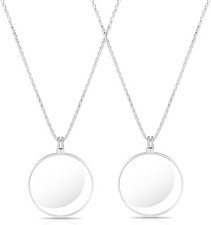 5X Magnifying Glass Necklace Vintage Magnifying Glass Pendant Necklace Monocle L