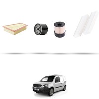 Hoffcar Wartungsset - 4 Filter FüR Mercedes Citan (W415) 111 CDI 81KW Ab 2013
